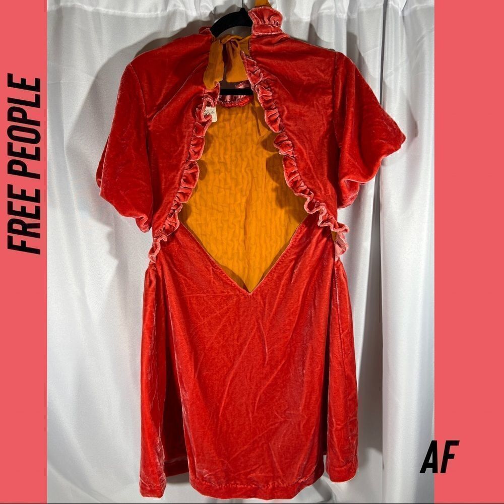 FREE PEOPLE GUM DROP MINI TANGERINE SMALL NWT - Picture 4 of 5